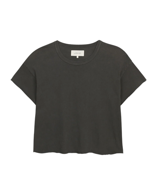 Crop Tee Washed Black