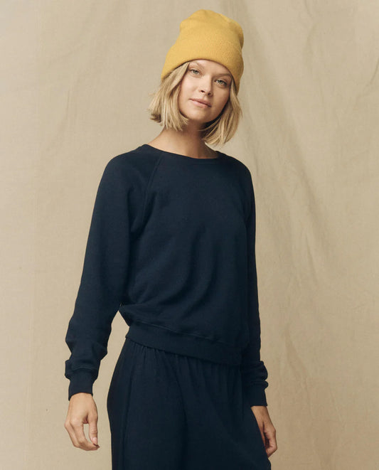 The Shrunken Sweatshirt True Navy