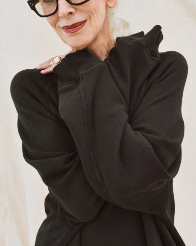 Slouch Sweatshirt Almost Black