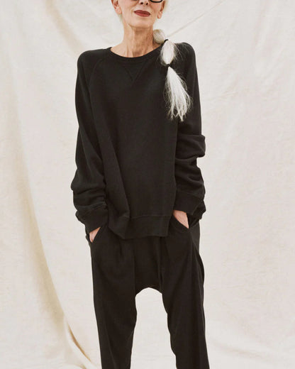 Slouch Sweatshirt Almost Black