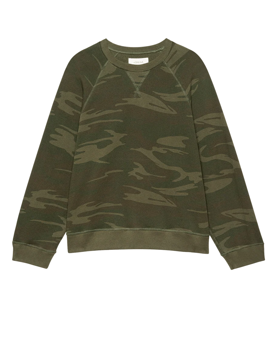 Slouch Sweatshirt Forest Camo