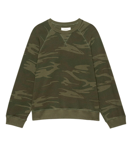 Slouch Sweatshirt Forest Camo