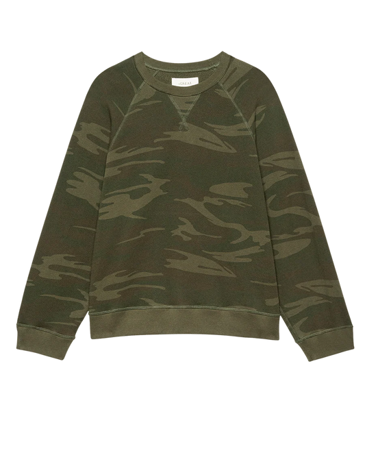 Slouch Sweatshirt Forest Camo