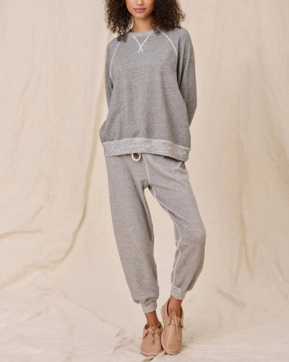 Slouch Sweatshirt Varsity Grey