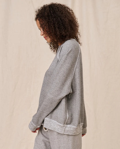 Slouch Sweatshirt Varsity Grey