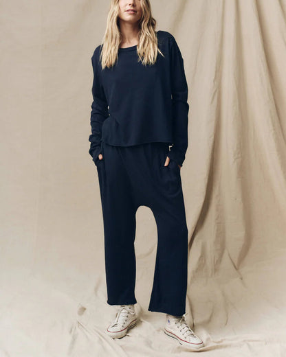 Jersey Crop Navy