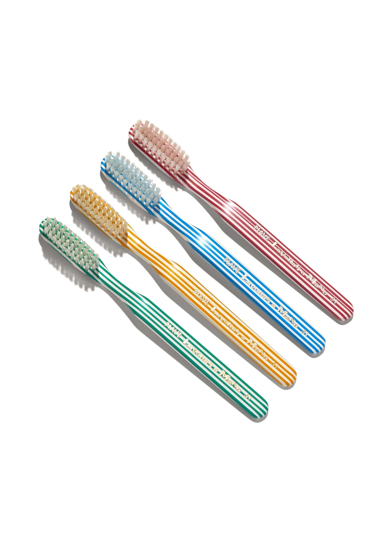 Hand-crafted Italian Toothbrush Yellow