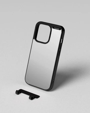 Bump Phone Case Silver Mirror Black