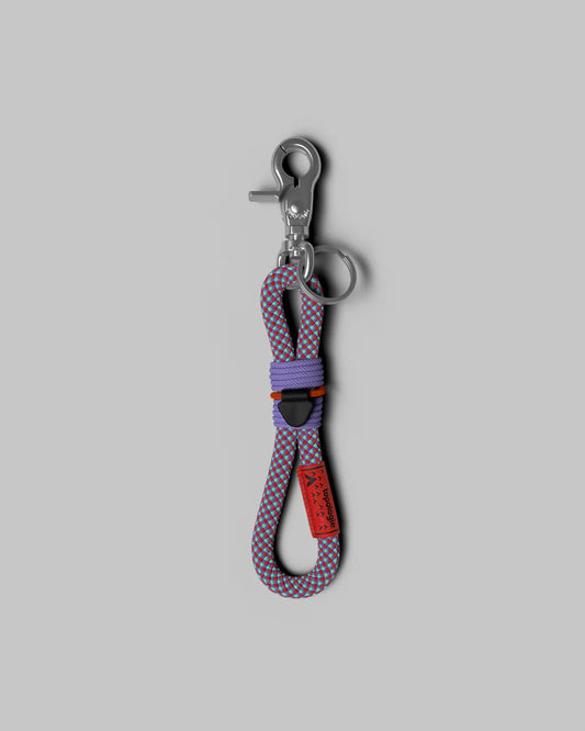 Loop Key Holder Purple Aster Lattice