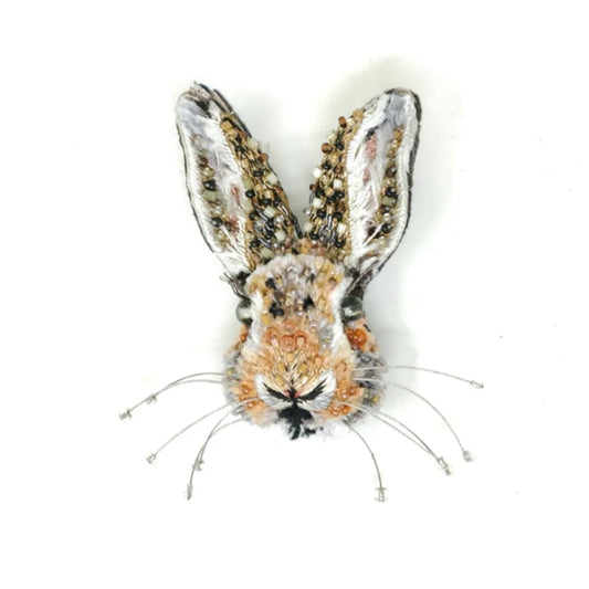 Giant Rabbit Brooch