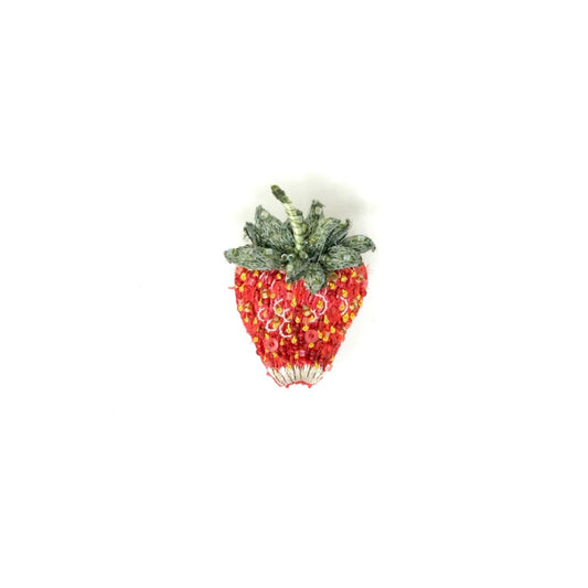 Sparkle Strawberry Brooch