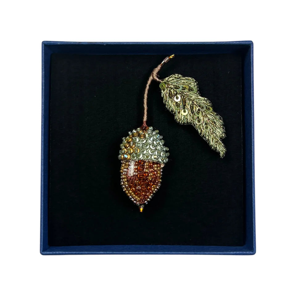 Acorn Brooch