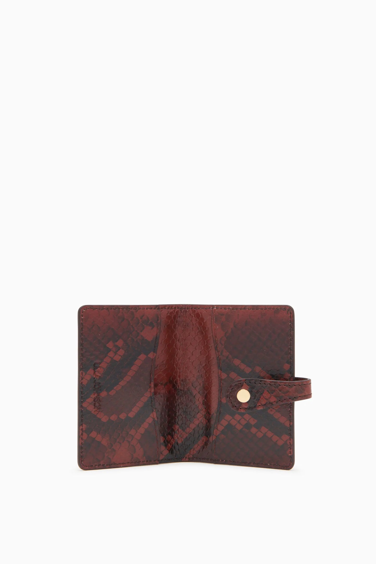 Umber Embossed Colorblock Alvie Cardholder