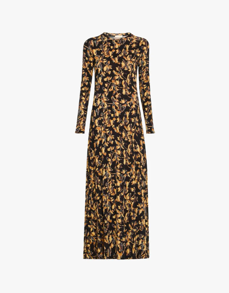Amari Jersey Long Sleeve Dress Solaris