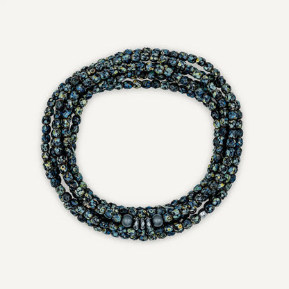 Vero Necklace Bracelet Matte Rock Black