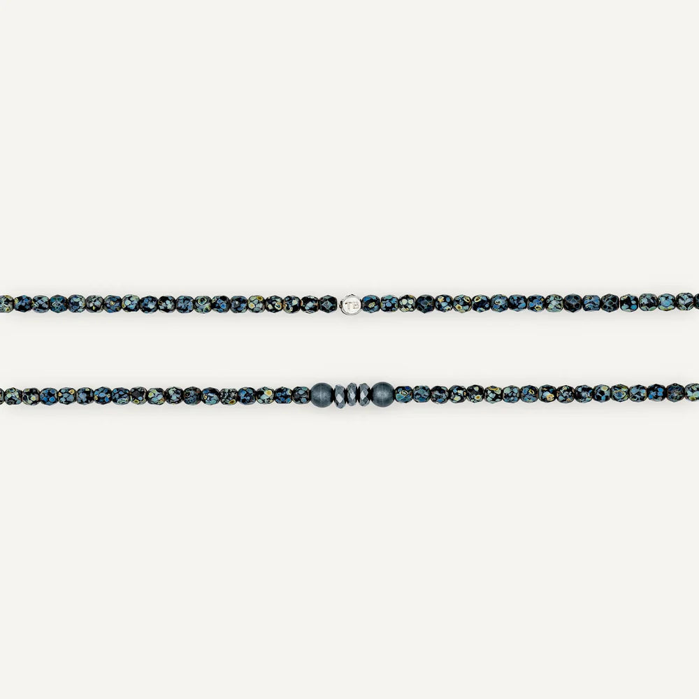 Vero Necklace Bracelet Matte Rock Black