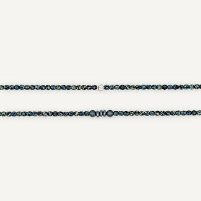 Vero Necklace Bracelet Matte Rock Black