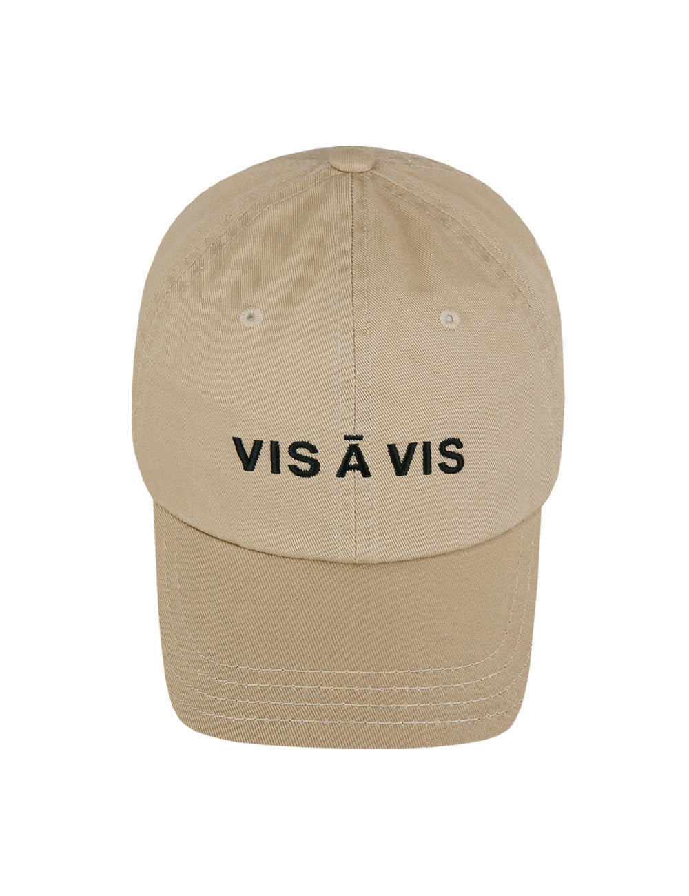 Beige V Logo Ballcap