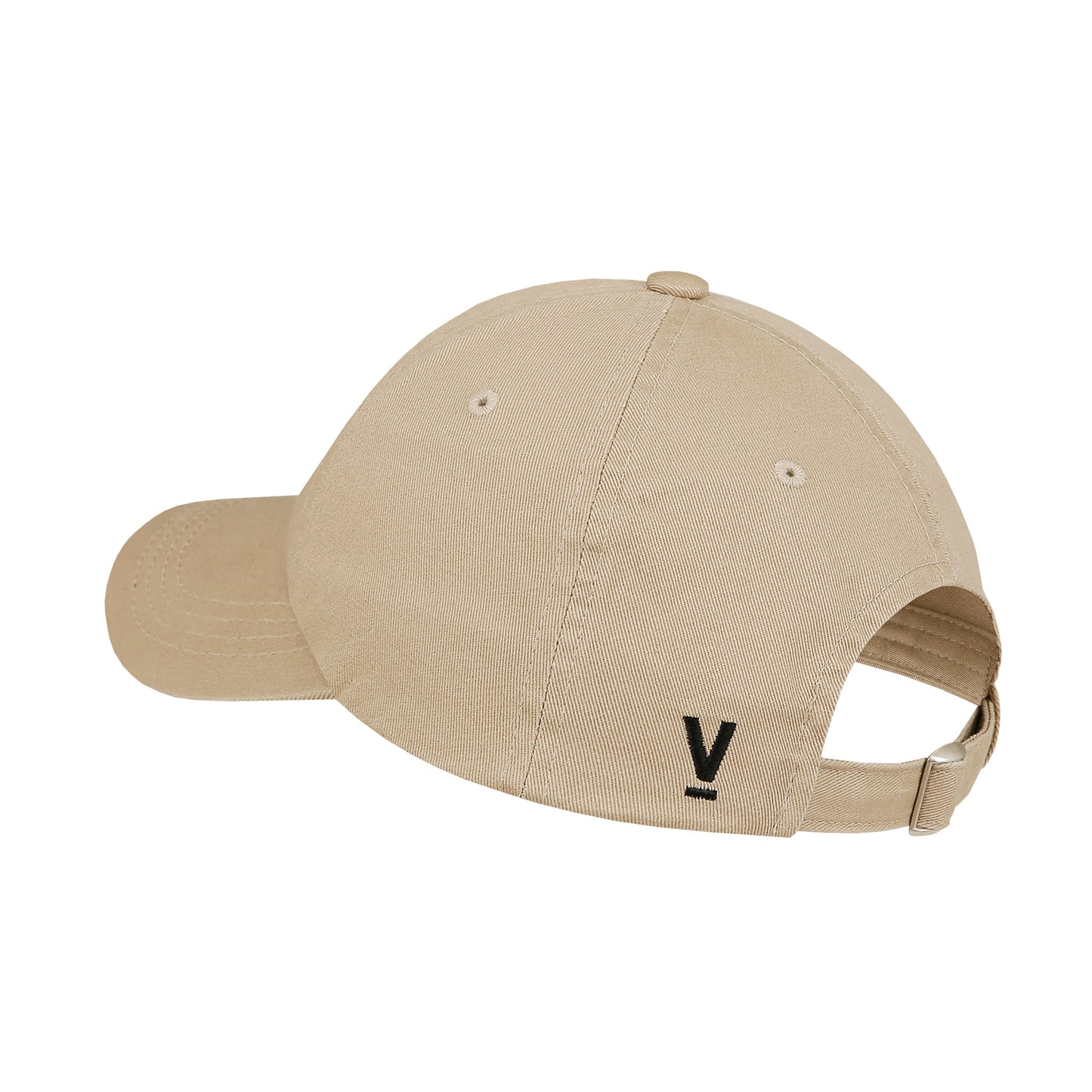 Beige V Logo Ballcap