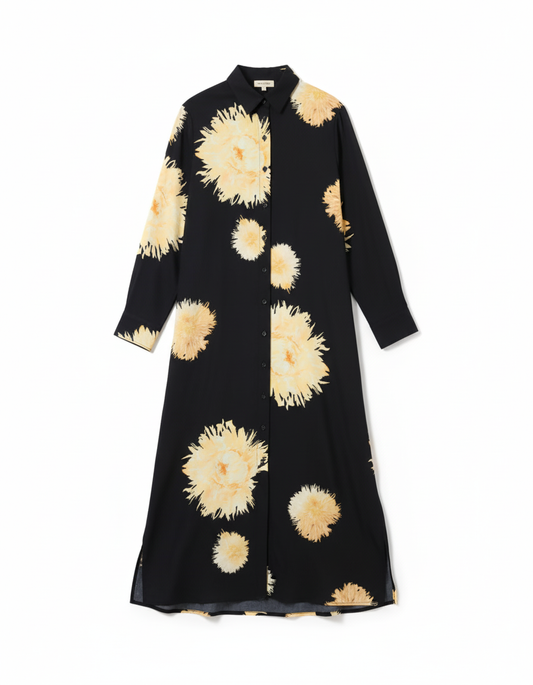 Frankie Long Dress Dahlia Black
