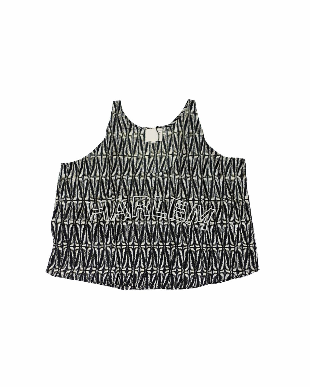 Tupac Tank Fern with Harlem Embroidery