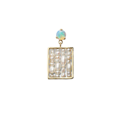 Freshwater Pearl Small Weaving Earring