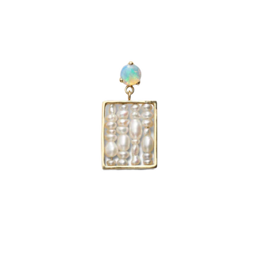 Freshwater Pearl Small Weaving Earring