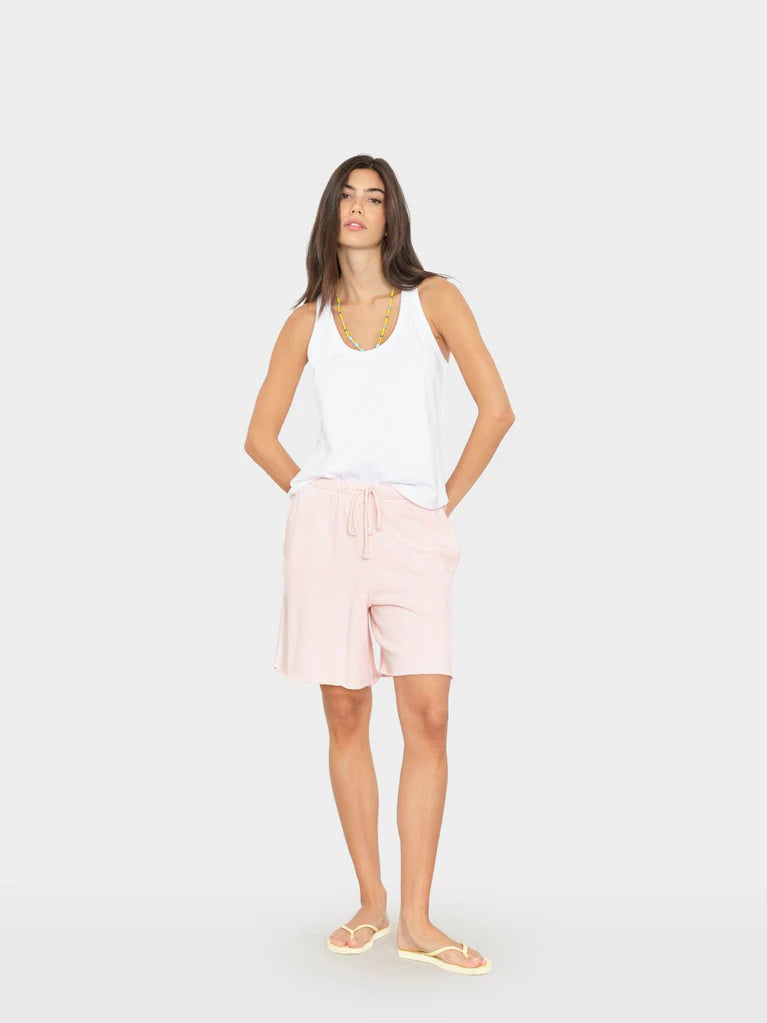 Pink Drop Rocco Terry Sweatshort