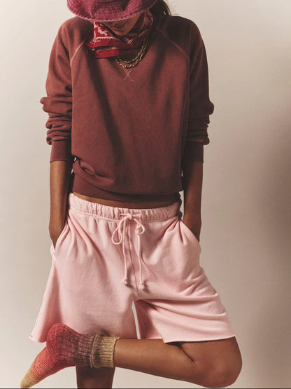 Pink Drop Rocco Terry Sweatshort