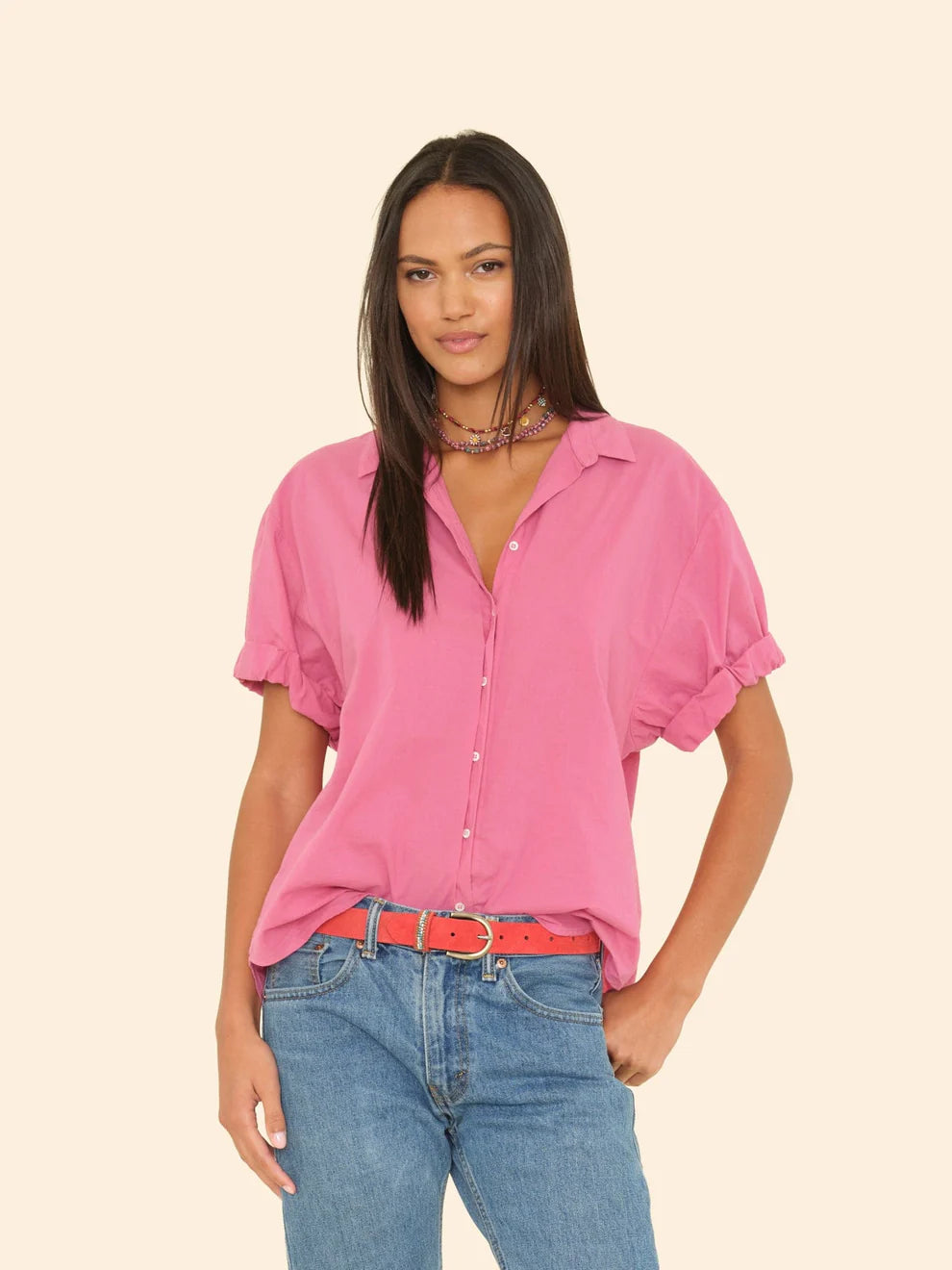 Channing Shirt Berry Rose