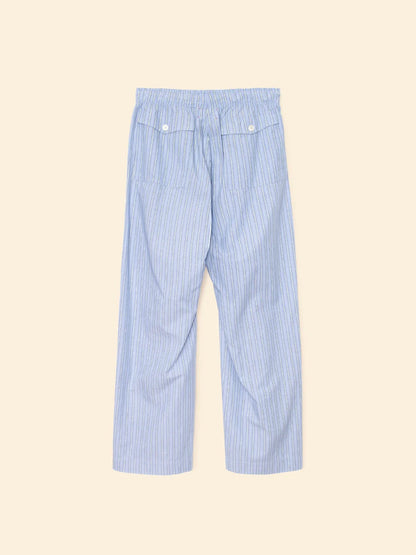 Chambray Teal Stripe Brinna Pant
