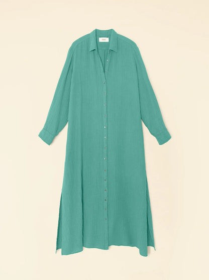 Bottle Green Boden Gauze Dress