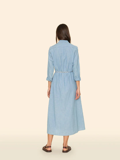 Dusty Blue Bowen Dress