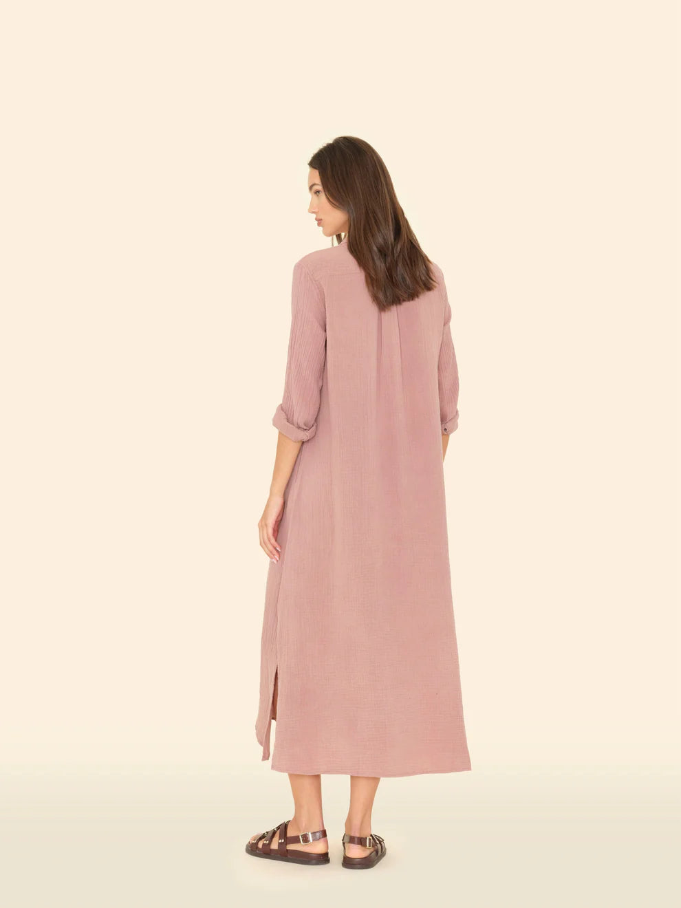 Dusty Rose Boden Gauze Dress