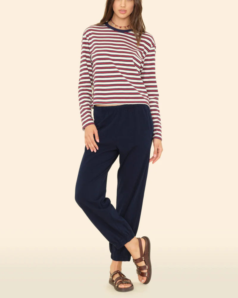 Navy Crispin Pant