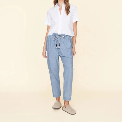 Dusty Blue Draper Pants