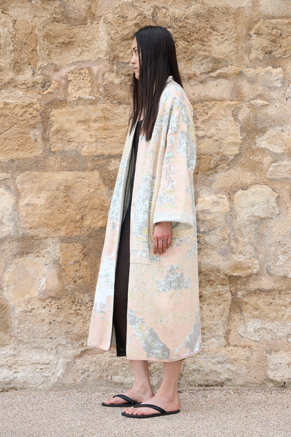 Jaipur Long Cotton Jacquard Cardigan