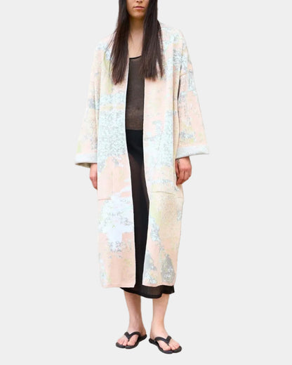 Jaipur Long Cotton Jacquard Cardigan