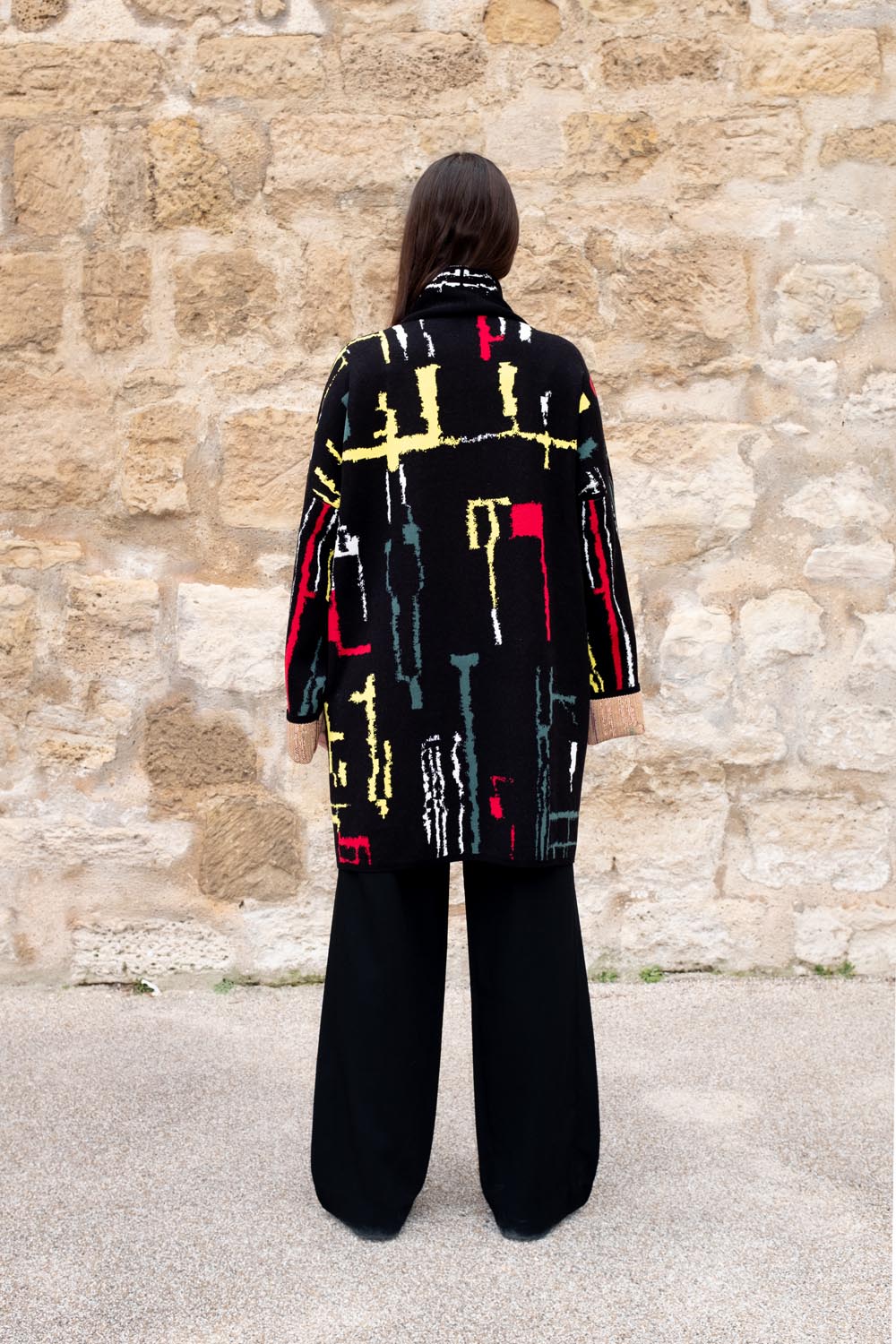 Kingston Short Cotton Jacquard Cardigan