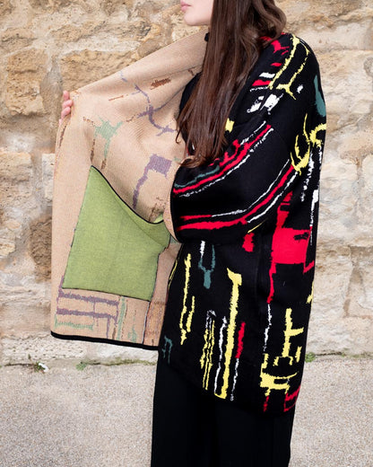 Kingston Short Cotton Jacquard Cardigan