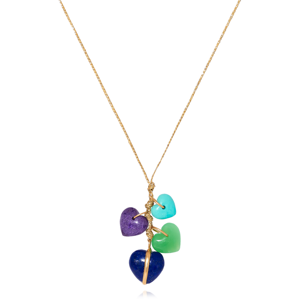 Necklace Iris 4 Heart