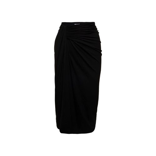 Chic and comfy: Isabel Marant Etoile's Jeldia Midi Skirt in soft jersey, featuring flattering front gathers. Crafted with 95% viscose, 5% elastane.